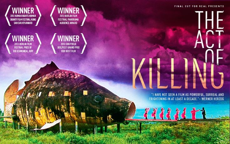 Сюжет фильма The Act of Killing прост. Действие происходит в Индонезии. Несколько бывших членов полувоенных формирований (сами себя они называют гангстерами) во главе с Анваром Конго снимаются в фильме о своей молодости. О своей деятельности в 60-е годы прошлого века. О своем участии в массовых убийствах предполагаемых коммунистов, этнических китайцев и всех, считавшихся несогласными с […]