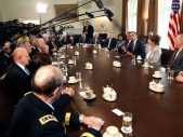 Во вторник комитет Сената США по иностранным делам подготовил проект резолюции, санкционирующей применение Вашингтоном военной силы против Сирии, — передает NEWSru.com. Боевые действия будут «дистанционными», то есть с применением ракет и авиации. Сенаторы дали согласие на 60-дневную операцию. Если понадобится, длительность боевых действий могут продлить еще на 30 дней. Целью ударов, в соответствии с текстом […]