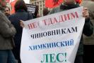 Активисты движения "В защиту Химкинского леса" призвали ООН помочь остановить строительство через лес трассы Москва-Петербург.