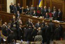 Фракция «Блок Юлии Тимошенко»(БЮТ)сегодня утром заблокировала трибуну и президиум Верховной Рады