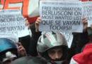 Столкновения между полицией и участниками акции протеста произошли накануне в Милане близ всемирно известного театра «Ла Скала» в Милане.