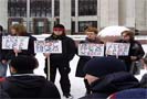 15 февраля 2009 года в Барнауле и в Санкт-Петербурге прошли акции против обязательной сдачи Единого государственного экзамена.