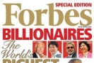 Журнал Forbes в очередной раз подсчитал самых богатых людей на Земле. Первое место у мексиканского магната Карлоса Слима Элу, его состояние достигло 53,5 миллиарда долларов, второе место занял Билл Гейтс, заработавший 53 миллиарда долларов, а у третье место замыкает Уоррена Баффет с 47 миллиардов долларов, сообщает 11 марта 2010 года Forbes.